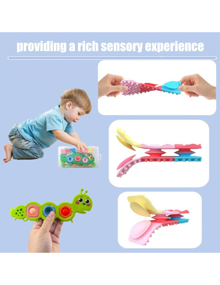 Juguetes Sensoriales Fidget Popper Iceacrin 7 Pcs para Niños Juguetes Sensoriales Fidget Popper Iceacrin 7 Pcs para Niños