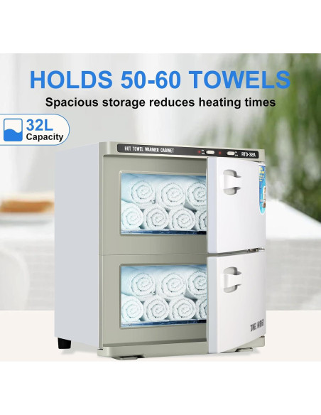 Calentador de Toallas Sannewstartu 32L Blanco Profesional Calentador de Toallas Sannewstartu 32L Blanco Profesional