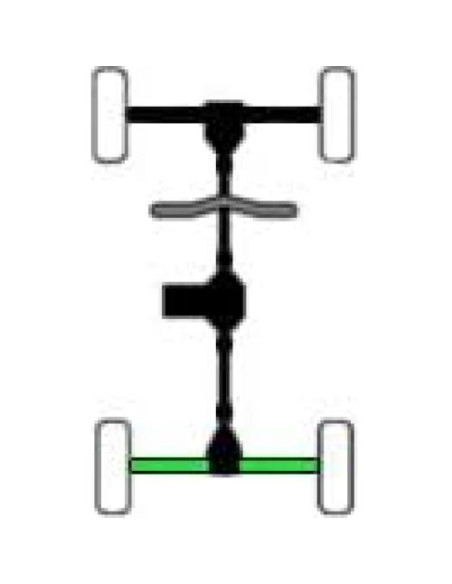 Eje CV Trasero Monster Axles 705502154 para Can-Am X3 Eje CV Trasero Monster Axles 705502154 para Can-Am X3
