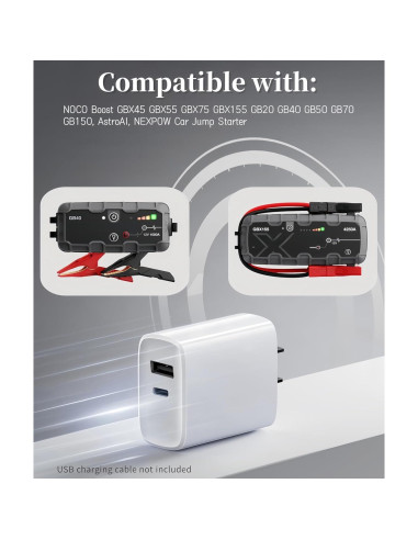 Cargador de Pared USB Doble NOCO Boost AstroAI NEXPOW 20W