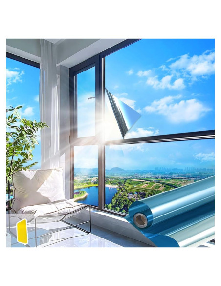 Película de Privacidad para Ventanas Proprodiudiu 45x300cm Película de Privacidad para Ventanas Proprodiudiu 45x300cm