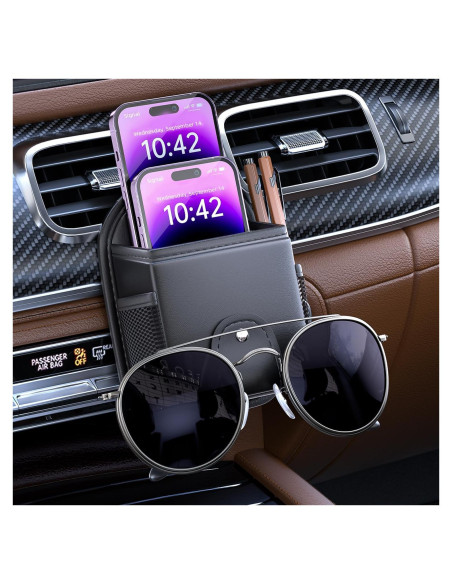 Organizador de coche iLulala para ventilación - Negro Organizador de coche iLulala para ventilación - Negro