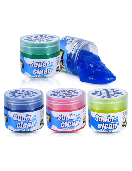 Gel de Limpieza para Automóviles SenseYo 4 Pack 160g Gel de Limpieza para Automóviles SenseYo 4 Pack 160g