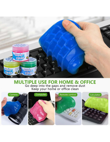 Gel de Limpieza para Automóviles SenseYo 4 Pack 160g