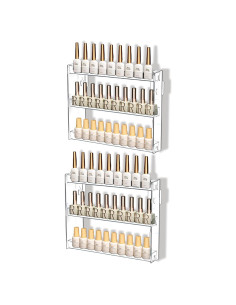 Organizador de Maquillaje YIEZI 3 Capas Acrílico Montado en Pared