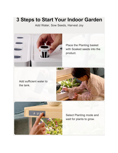 Sistema de Cultivo Hidropónico GROWNEER HydroEasy1.0 32 Cápsulas