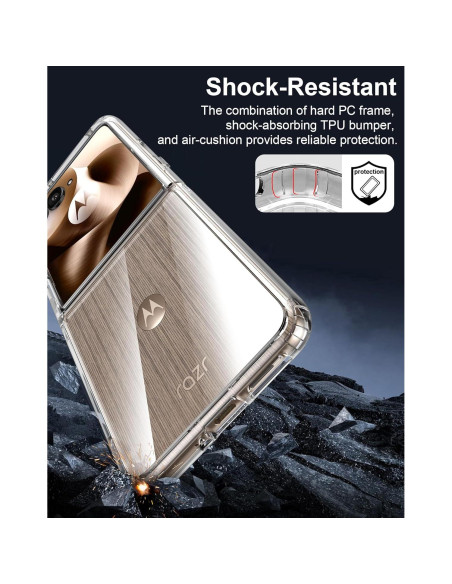 Funda Dura Transparente para Motorola Razr Ultra 2025 - TPU Funda Dura Transparente para Motorola Razr Ultra 2025 - TPU