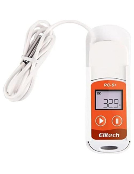 Registrador de Datos de Temperatura Elitech RC-5+ TE USB -40C a 85C Registrador de Datos de Temperatura Elitech RC-5+ TE USB -40C a 85C