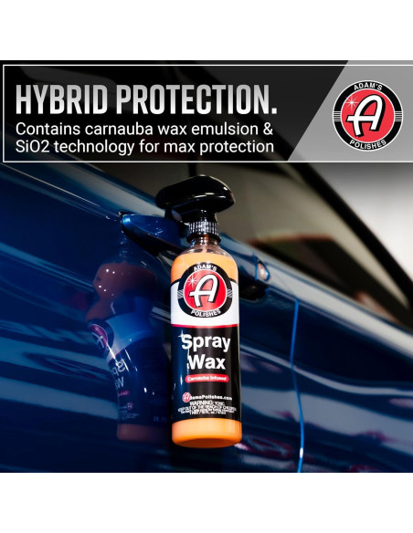 Cera en Spray Adam's 8 Fl Oz - Brillo y Protección Avanzada Cera en Spray Adam's 8 Fl Oz - Brillo y Protección Avanzada