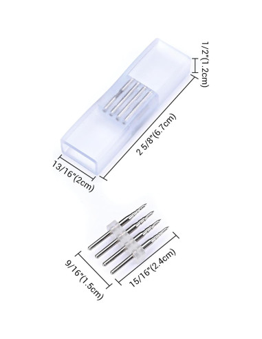 Conectores de Empalme Yescom DEL-P03 para Luces Neón RGB 10 Pzs