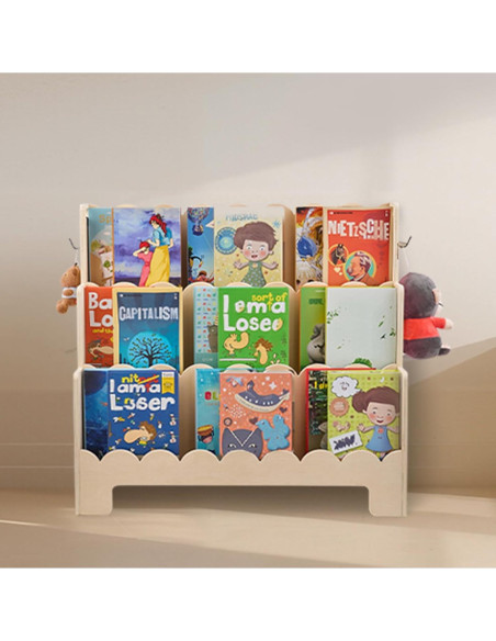 Estantería Montessori VEVOR 3 Niveles Madera Infantil Estantería Montessori VEVOR 3 Niveles Madera Infantil