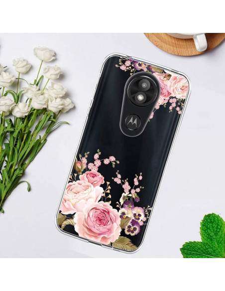 Funda Bumper TPU Rosa para Motorola Moto E5 Play - Absorbente Funda Bumper TPU Rosa para Motorola Moto E5 Play - Absorbente