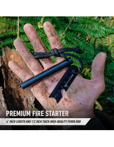 Kit de Inicio de Fuego RKR Outdoor - Barra de Ferro 10 cm 2