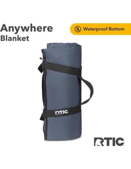 Manta RTIC Anywhere Impermeable 138x199 cm Acolchada Carbon Manta RTIC Anywhere Impermeable 138x199 cm Acolchada Carbon