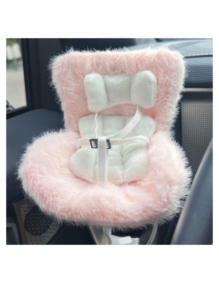 Asiento de Coche para Muñecas LIFETWINKLES Rosa 15.24x11.43cm Asiento de Coche para Muñecas LIFETWINKLES Rosa 15.24x11.43cm
