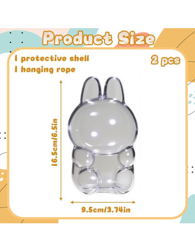 Funda Protectora Acrílica Vunpok para Muñeca 17cm - Exhibición