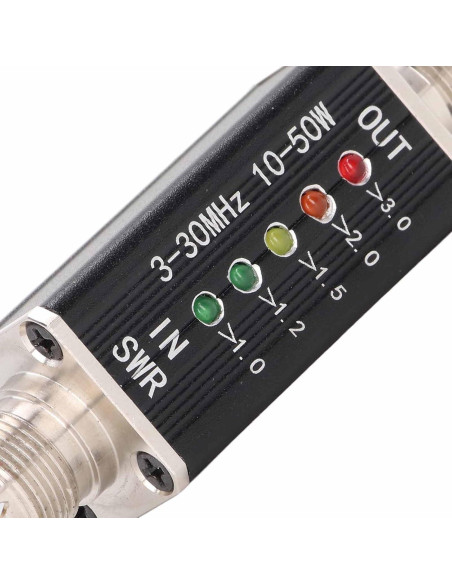 Medidor de Onda Estacionaria Eujgoov 10-50W LED 3-30MHz Medidor de Onda Estacionaria Eujgoov 10-50W LED 3-30MHz