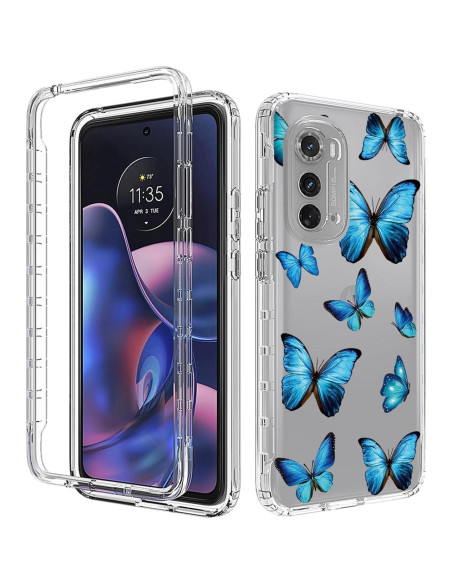 Funda Protectora Motorola Moto Edge 2022 5G con Protector Funda Protectora Motorola Moto Edge 2022 5G con Protector