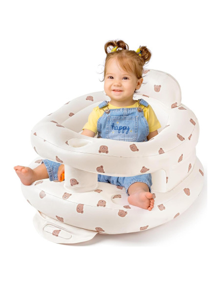 Asiento Inflable para Bebés Upseat Oso Grande - 0.5 kg Asiento Inflable para Bebés Upseat Oso Grande - 0.5 kg