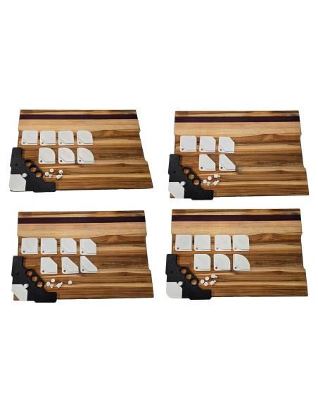 Kit de Plantillas de Router Frawsted Creations - Esquinas Redondeadas y Chaflanes Kit de Plantillas de Router Frawsted Creations - Esquinas Redondeadas y Chaflanes