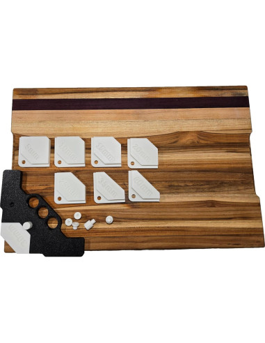 Kit de Plantillas de Router Frawsted Creations - Esquinas Redondeadas y Chaflanes