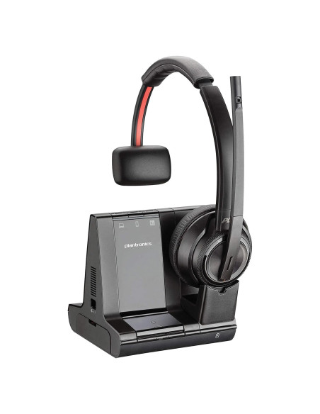 Auriculares Inalámbricos DECT Plantronics Savi 8200 - Negro Auriculares Inalámbricos DECT Plantronics Savi 8200 - Negro