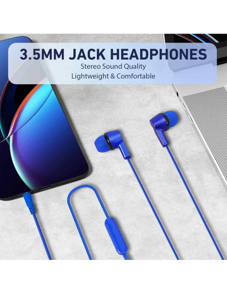 Auriculares UrbanX R2 Intrauditivos con Micrófono 3.5mm Auriculares UrbanX R2 Intrauditivos con Micrófono 3.5mm