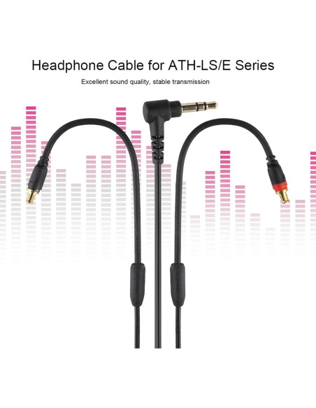 Cable de Reemplazo para Auriculares YOUTHINK ATH-LS50/70/200 118cm Cable de Reemplazo para Auriculares YOUTHINK ATH-LS50/70/200 118cm