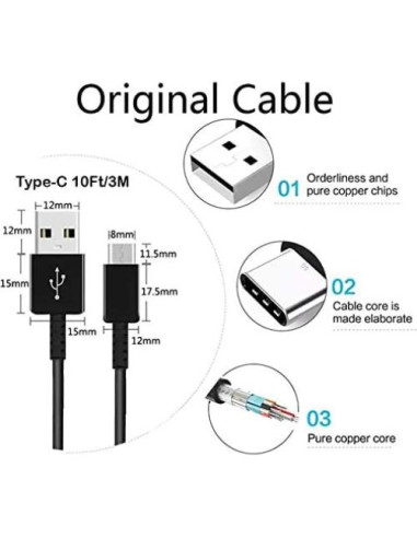 Cable USB Tipo-C 25.4 cm Sennheiser Momentum True Wireless