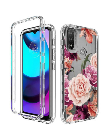 Funda Protectora para Moto E20/E30/E40 con Protector de Pantalla