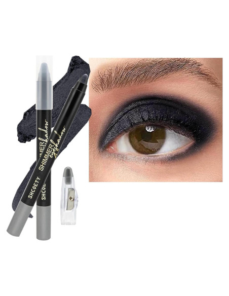 Lápiz de Sombra de Ojos Negro Daeuwiutr 14.3cm Impermeable Lápiz de Sombra de Ojos Negro Daeuwiutr 14.3cm Impermeable