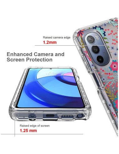 Funda Protectora para Moto G Stylus 5G 2022 Sidande con Protector de Pantalla
