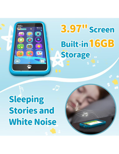 Teléfono Inteligente para Niños MOMILLA PlaySmart 16GB Azul