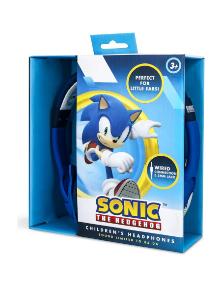Auriculares con Cable Sonic The Hedgehog OTL para Niños - Azul Auriculares con Cable Sonic The Hedgehog OTL para Niños - Azul