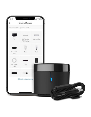 Hub de Control Remoto Inteligente BroadLink RM4 Mini IR WiFi
