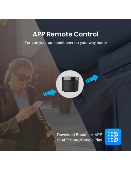 Hub de Control Remoto Inteligente BroadLink RM4 Mini IR WiFi Hub de Control Remoto Inteligente BroadLink RM4 Mini IR WiFi
