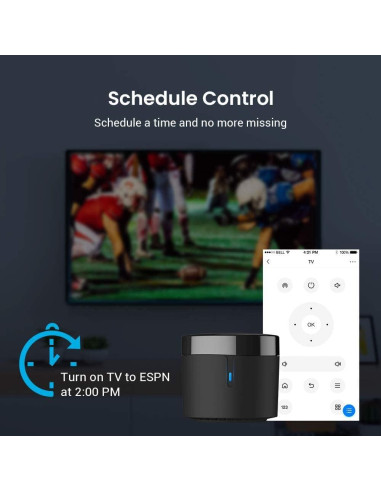 Hub de Control Remoto Inteligente BroadLink RM4 Mini IR WiFi