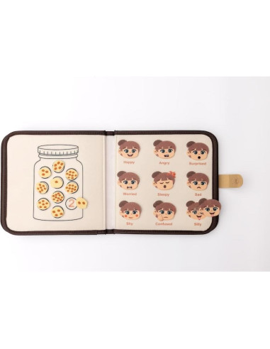 Libro Ocupado Montessori TookyToy 0-3 Años Juguete Educativo