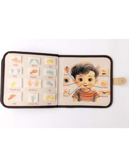 Libro Ocupado Montessori TookyToy 0-3 Años Juguete Educativo Libro Ocupado Montessori TookyToy 0-3 Años Juguete Educativo