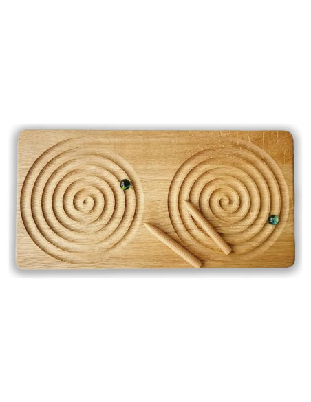 Tablero Montessori Laberinto Educativo 3+ Años Doble Cara Tablero Montessori Laberinto Educativo 3+ Años Doble Cara