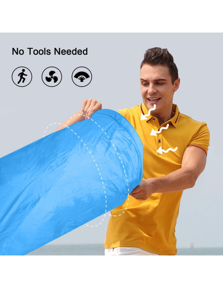 Sofá Inflable de Playa Outplea Azul Cielo 190x80 cm Sofá Inflable de Playa Outplea Azul Cielo 190x80 cm