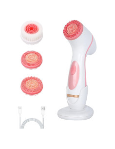 Cepillo Facial Wrewing XLDS03 3 en 1 Impermeable Rosa