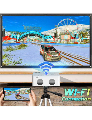 Proyector WiFi TMY V28 Full HD 1080P Portátil 1.16kg