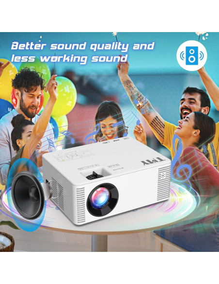 Proyector WiFi TMY V28 Full HD 1080P Portátil 1.16kg Proyector WiFi TMY V28 Full HD 1080P Portátil 1.16kg