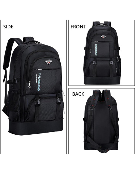 Mochila de Senderismo Wesoke 65L Impermeable Unisex Mochila de Senderismo Wesoke 65L Impermeable Unisex