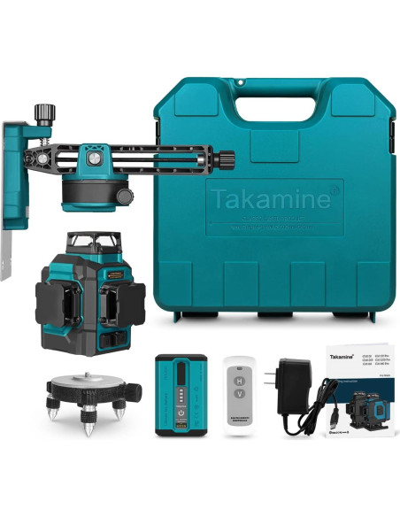 Nivel Láser Verde Takamine GM120S 3D Autonivelante con Control Remoto Nivel Láser Verde Takamine GM120S 3D Autonivelante con Control Remoto