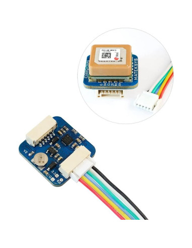 Módulo GNSS Matek M10Q-5883 con Compás QMC5883L para Drones