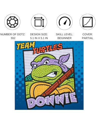Kit de Pintura de Diamantes Diamond Dotz Donnie 16.6x20 cm
