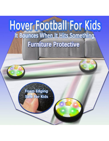 Juguete de Fútbol Flotante JRD&BS WINL Amarillo con LED