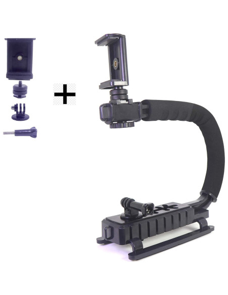 Estabilizador de Video de Mano ZaxSound para DSLR y Smartphones Estabilizador de Video de Mano ZaxSound para DSLR y Smartphones